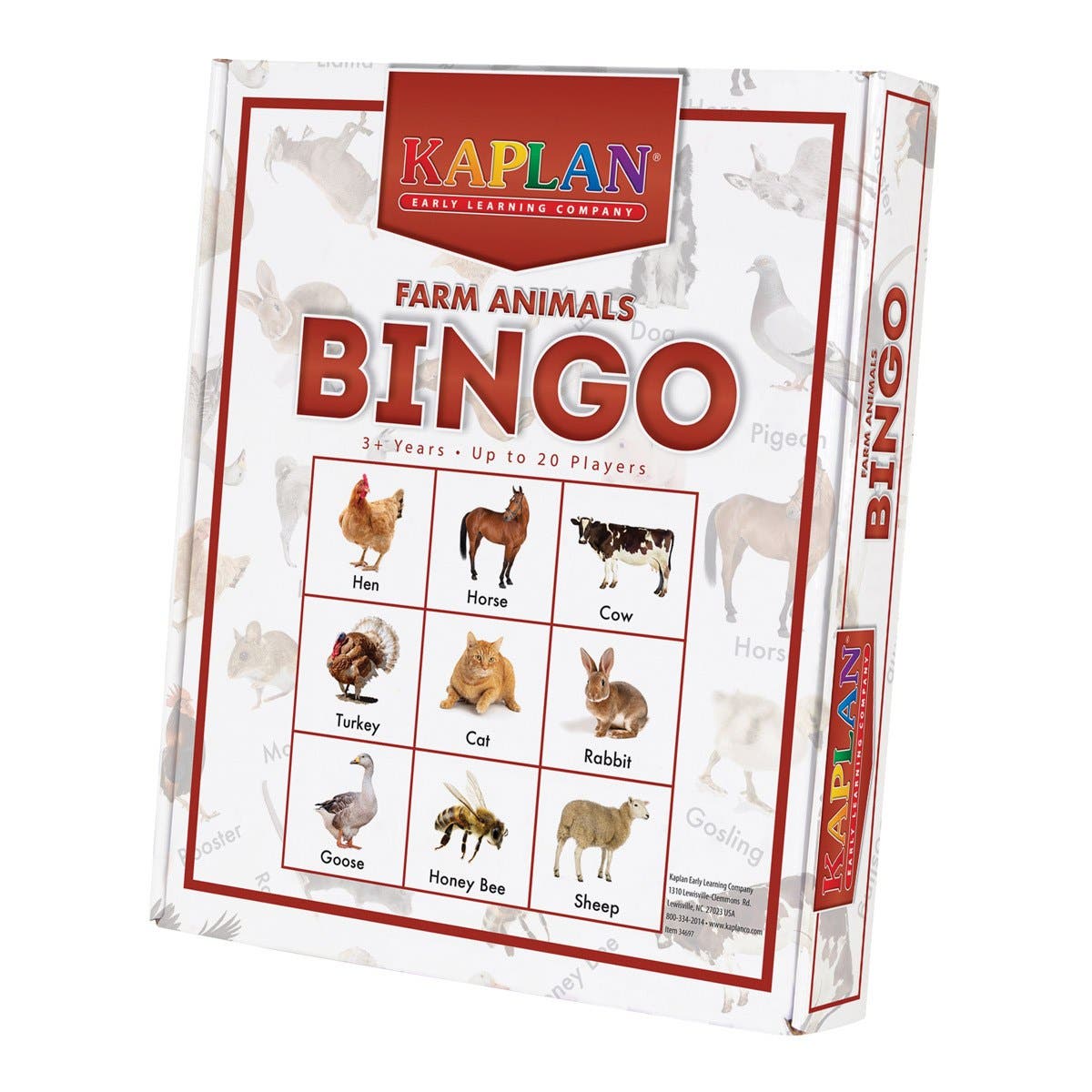 Kaplan Early Learning Company Farm Animals Bingo Game | Nordstrom