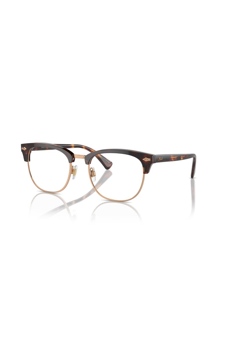 54mm Square optical glasses, Main, color, Tortoise