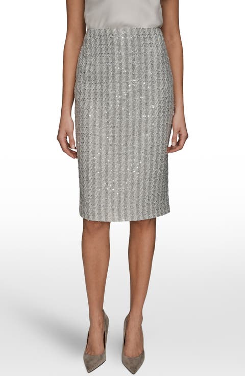 Sequin Pencil Skirt