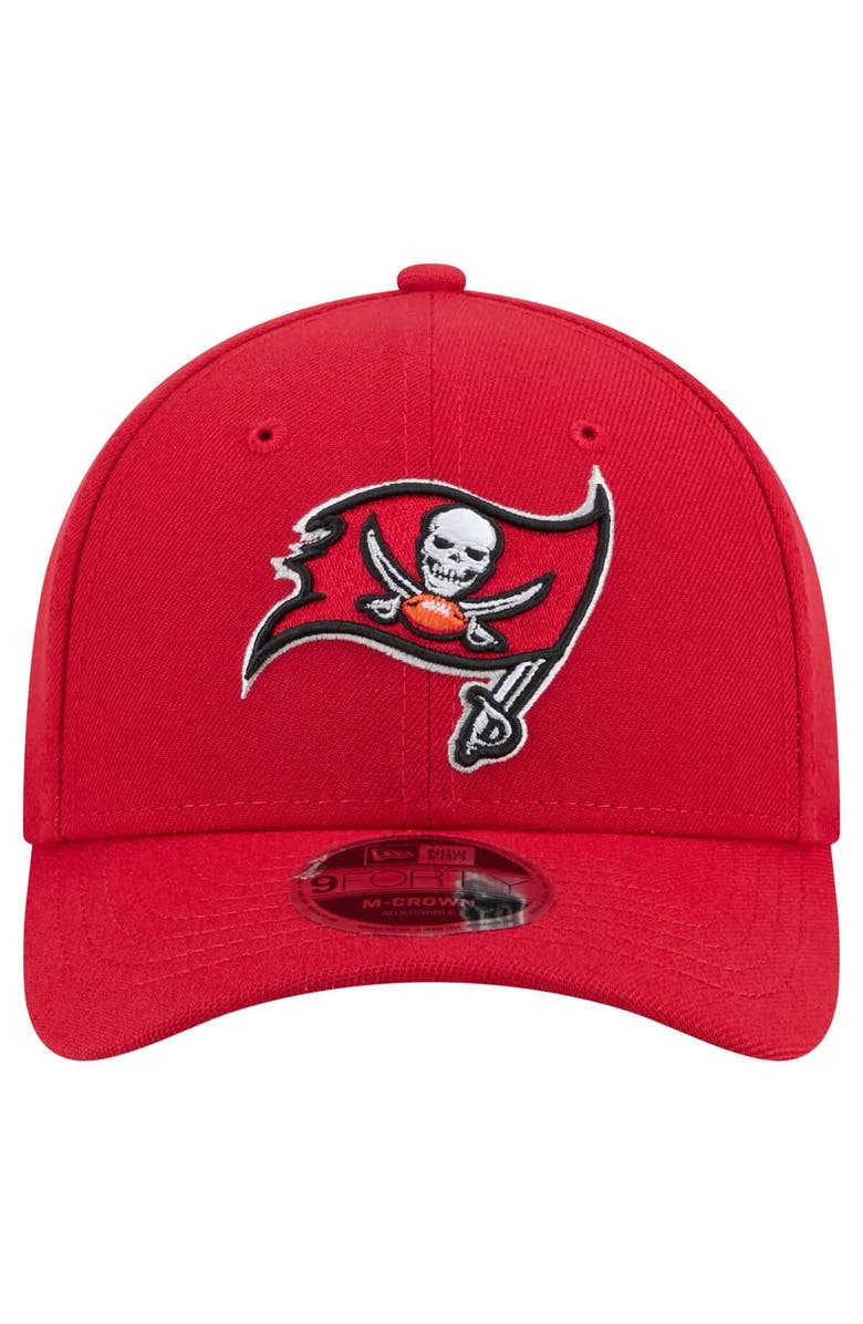 New Era Men's New Era Red Tampa Bay Buccaneers Team Collection 9FORTY M-Crown Adjustable Hat, Alternate, color,