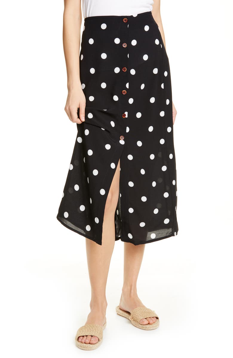 Free People Retro Love Midi Skirt, Main, color, 