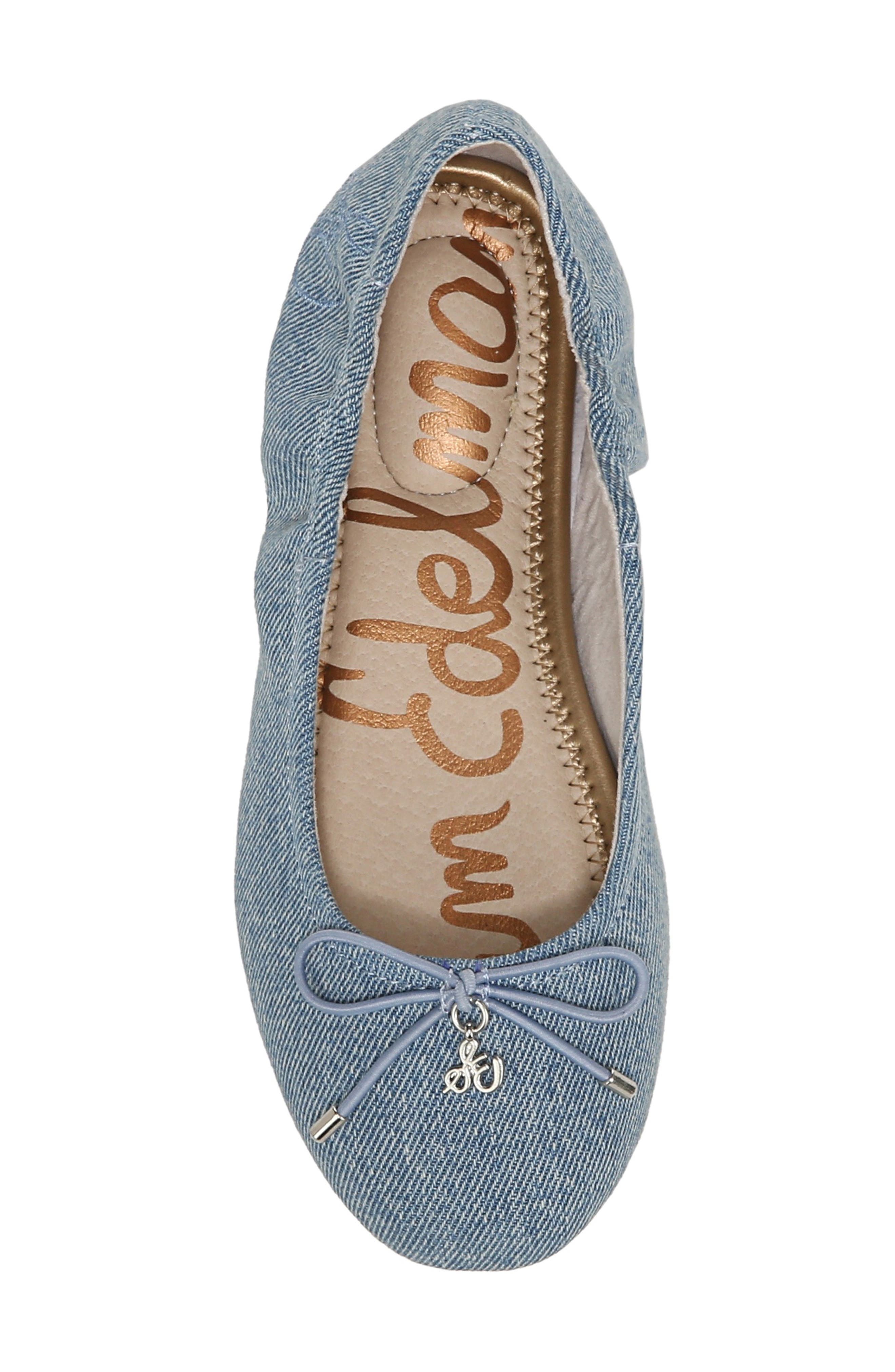 Sam Edelman Felicia Ballet Flat, Alternate, color, Montrose Blue