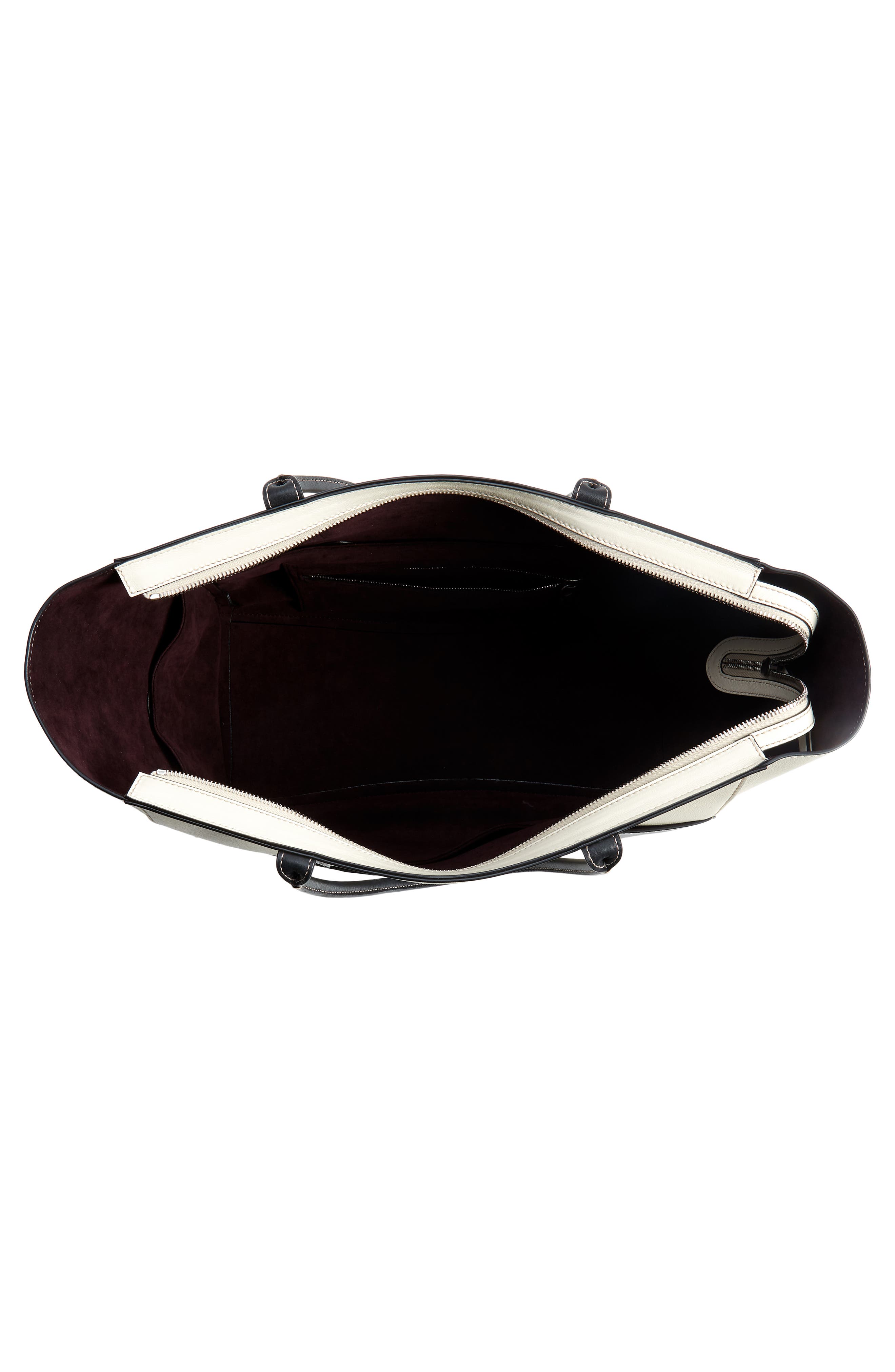 Métier London Small Incognito Cabas Leather Tote, Alternate, color, 