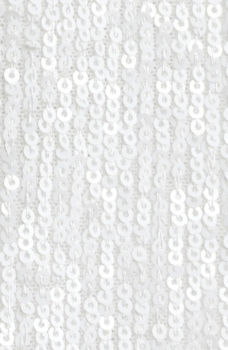 Anne Klein Sequin Draped Open Front Cardigan, Alternate, color,