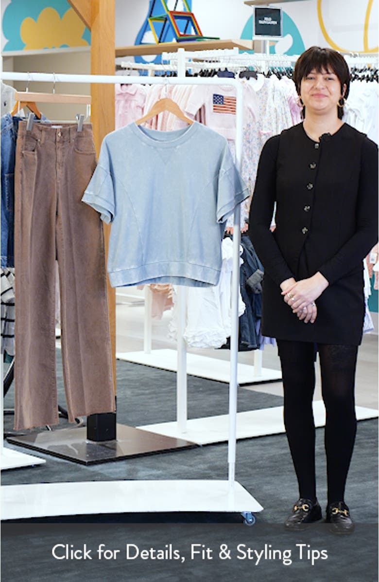 Short Sleeve Cotton Sweatshirt, sales video thumbnail