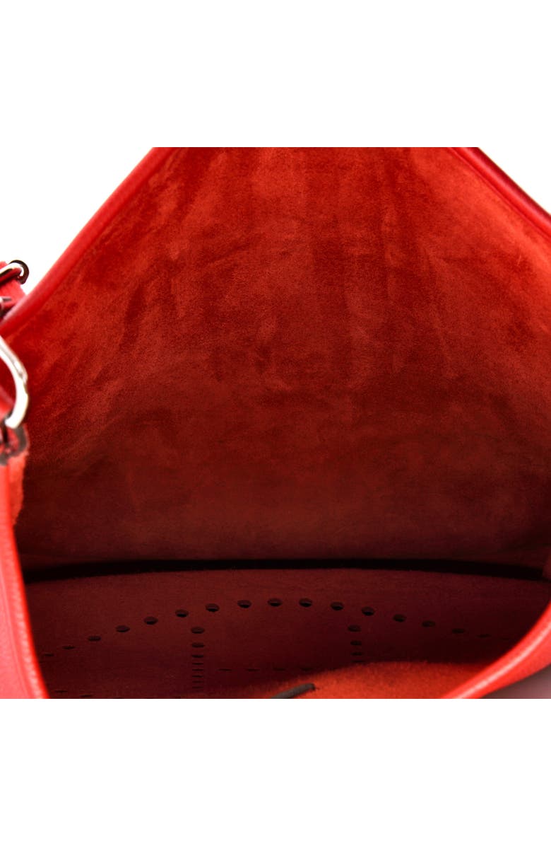 Pre-Owned Hermes Evelyne Bag Gen III Clemence GM, Alternate, color, Rouge Casaque