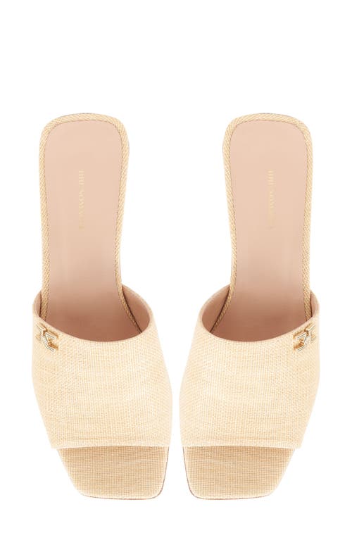 Bruno Magli Alessandra Sandal In Tan Linen