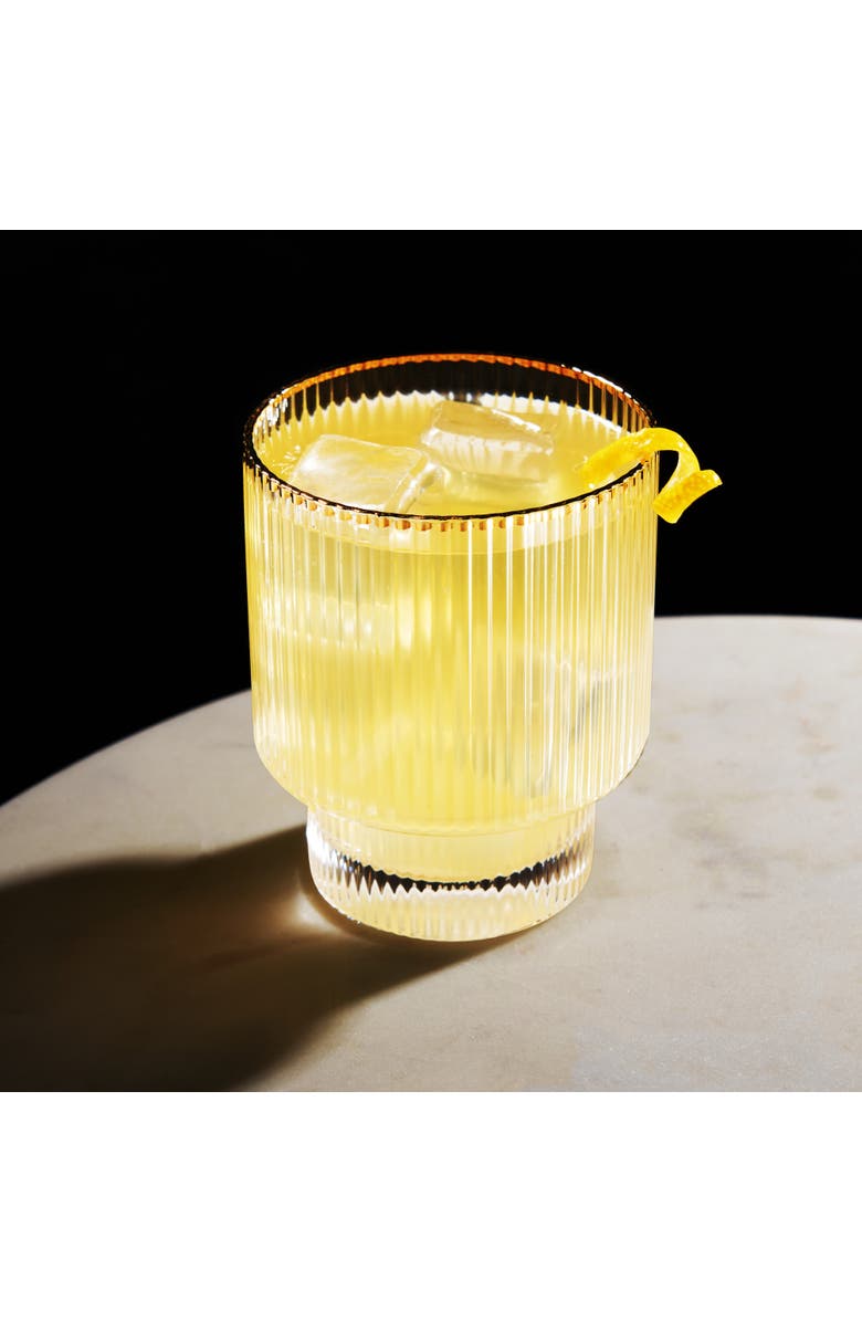 Viski Meridian Crystal Tumblers Set of 2, Alternate, color, Clear