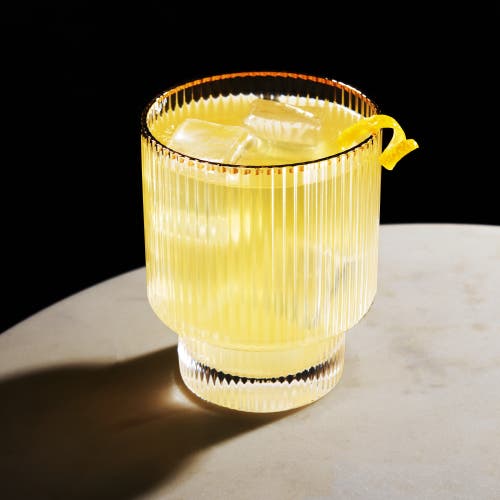 Viski Meridian Crystal Tumblers Set Of 2 In Clear