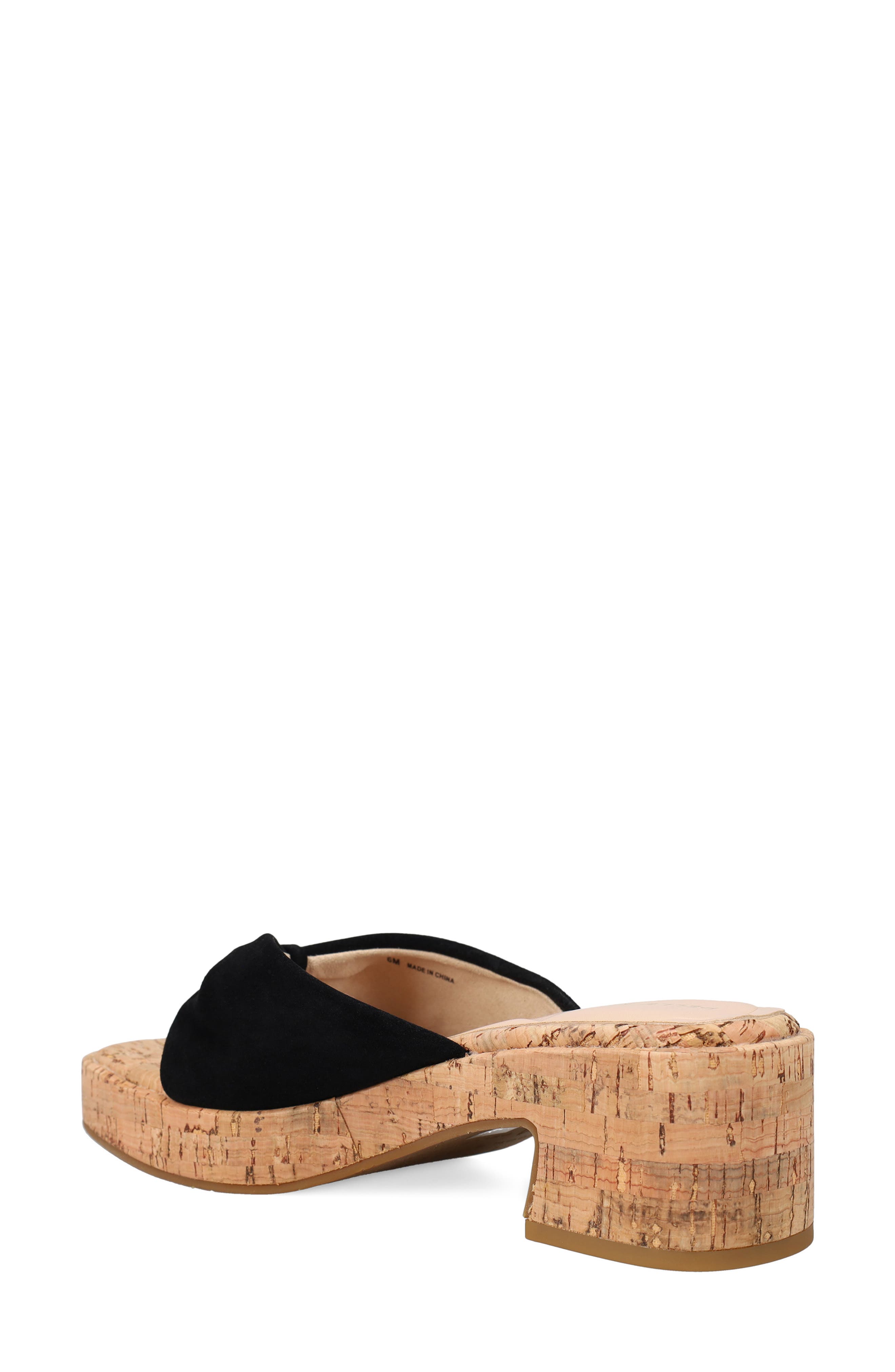 Pelle Moda Bandi Platform Flip Flop, Alternate, color, Black