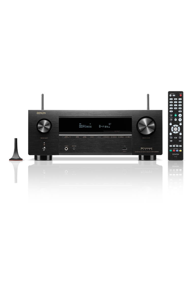 Denon AVR-X2800H 7.2 Channel 8K Home Theater Receiver with Dolby Atmos/DTSX and HEOS Built-In, Main, color, 