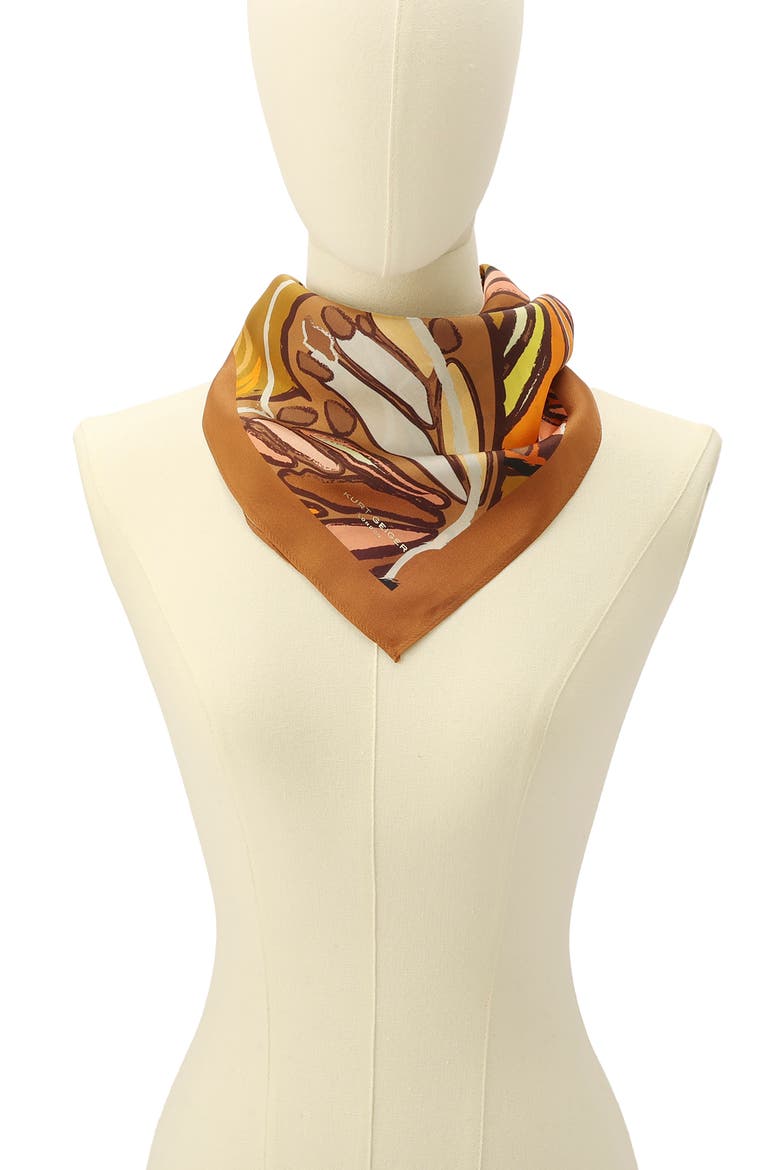 Butterflies Bandana, Alternate, color, BRIGHT MARIGOLD