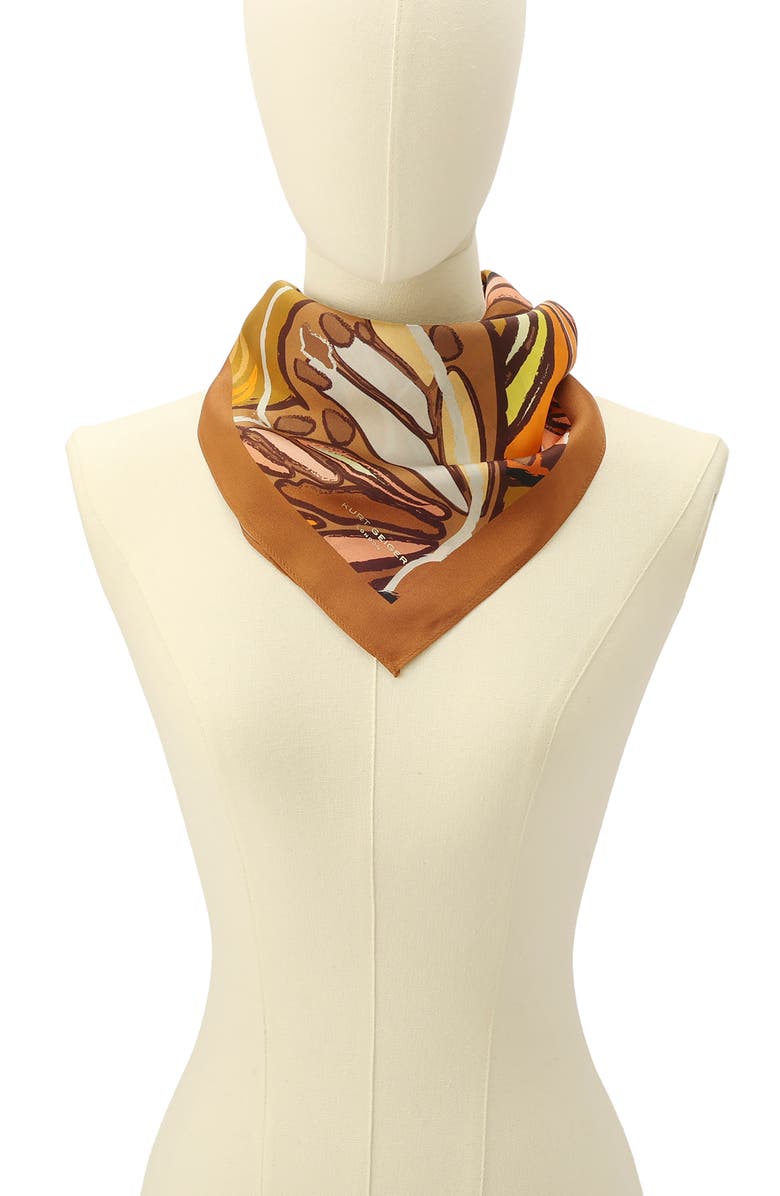 Kurt Geiger London Butterflies Bandana, Alternate, color, Bright Marigold