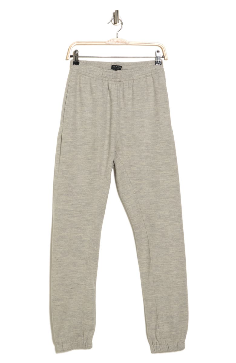 rag & bone Yan Wool Joggers, Alternate, color, Charcoal