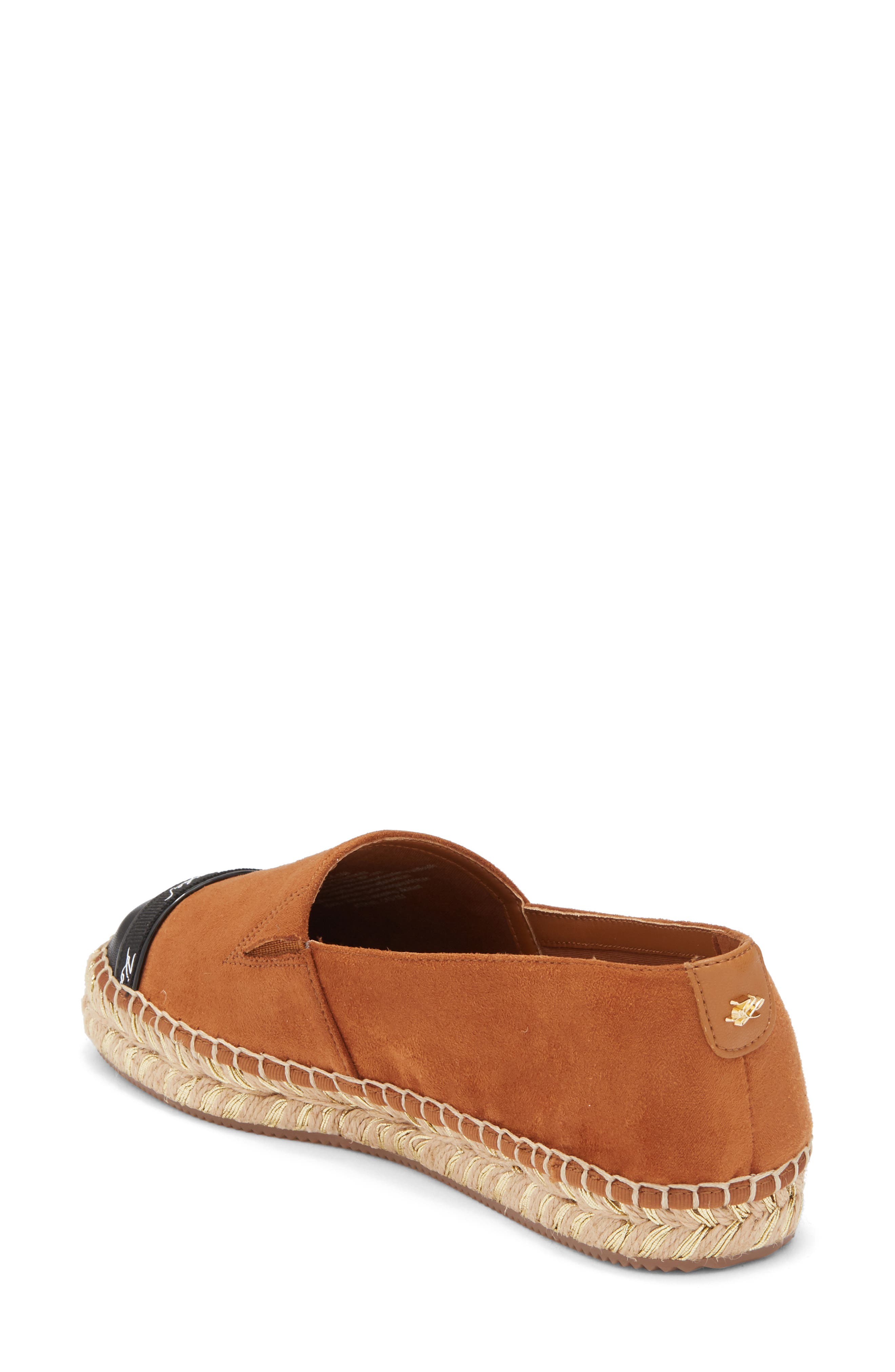 KARL LAGERFELD PARIS Montella Espadrille Flat, Alternate, color, Tan/ Black