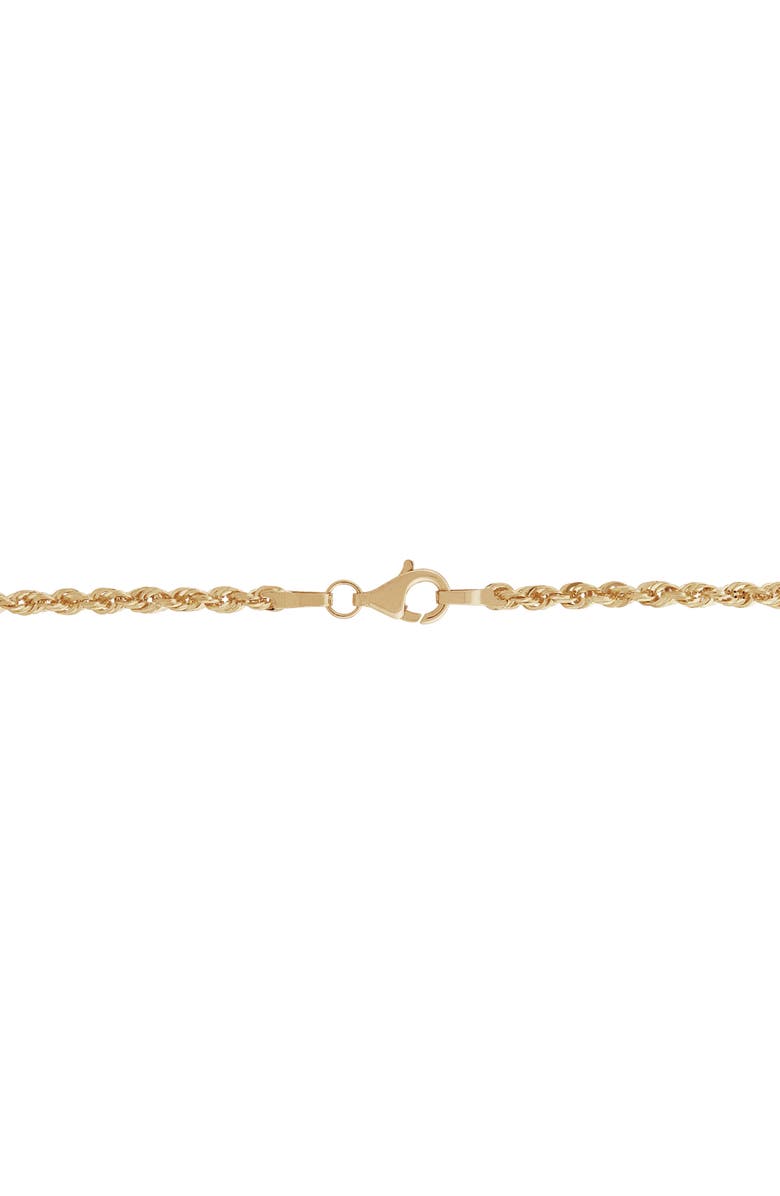 Frankie & Zoe 14K Gold Rope Chain Necklace, Alternate, color, Yellow Gold