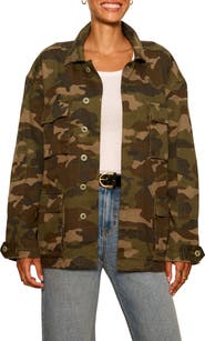 Sanctuary Reissue Camo Cotton Field Jacket