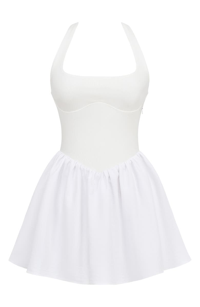 Mistress Rocks Halter Neck Minidress, Alternate, color, 