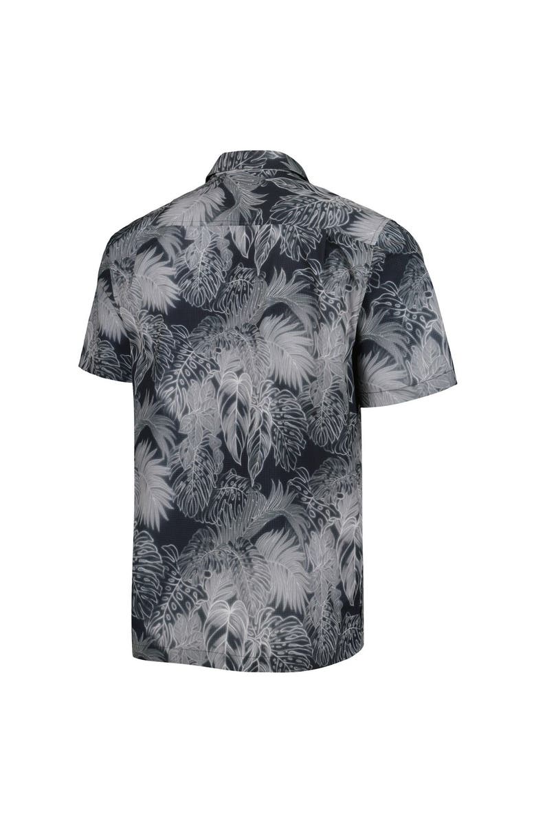 Tommy Bahama Men's Tommy Bahama Black San Diego Padres Bahama Coast Luminescent Fronds IslandZone Button-Up Camp Shirt, Alternate, color, 