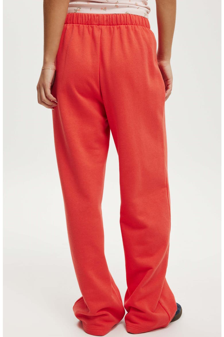 Women's Classic Fleece Wide Leg Sweatpant, Alternate, color, Vermillion