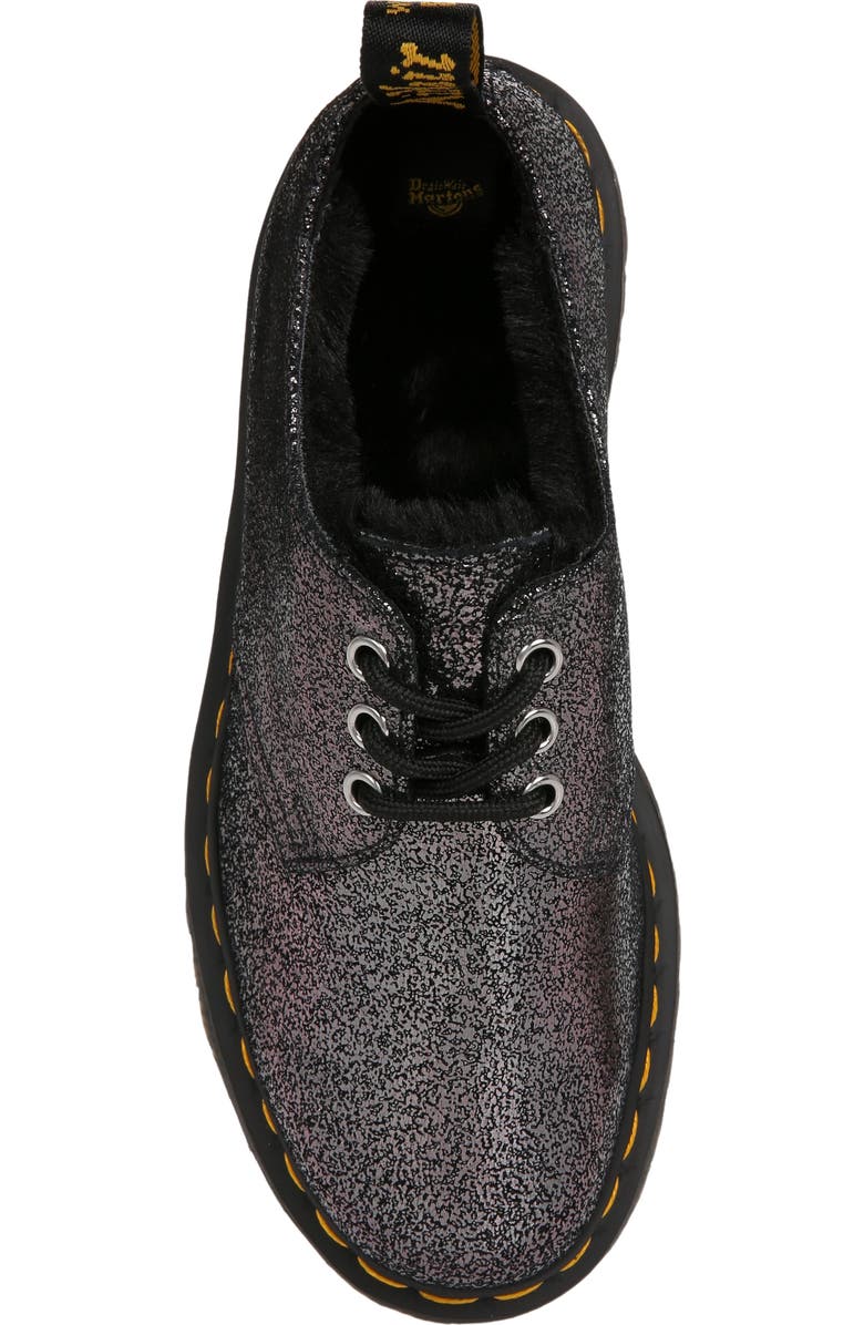 Dr. Martens 1461 Quad Faux Fur Lined Platform Derby, Alternate, color,