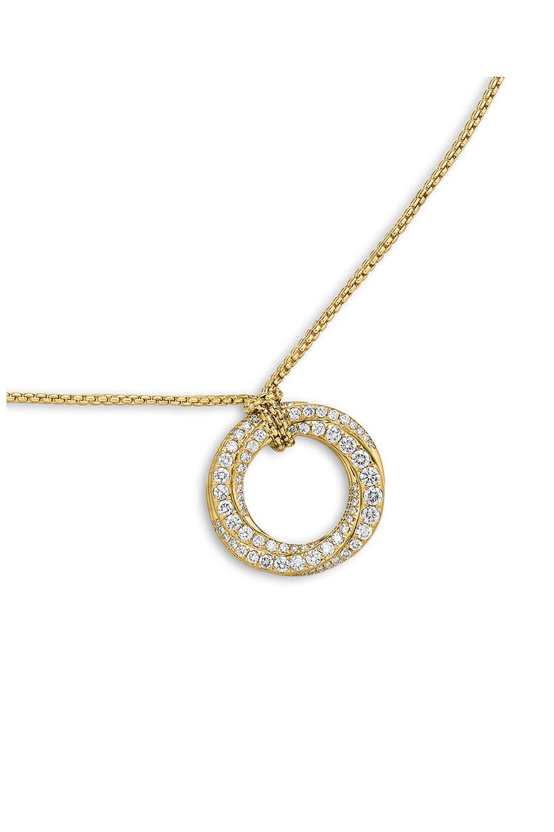 21MM MEDIUM PAVE CROSSOVER PEN, Alternate, color, 18K YELLOW GOLD