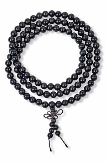 Set of 3 Onyx Bead Stretch Bracelets