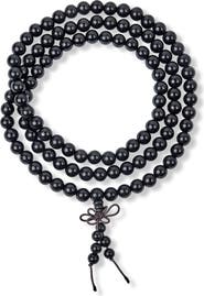 BLING JEWELRY Set of 3 Onyx Bead Stretch Bracelets