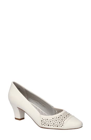 EASY STREET EASY STREET NEVA CAP TOE PUMP 