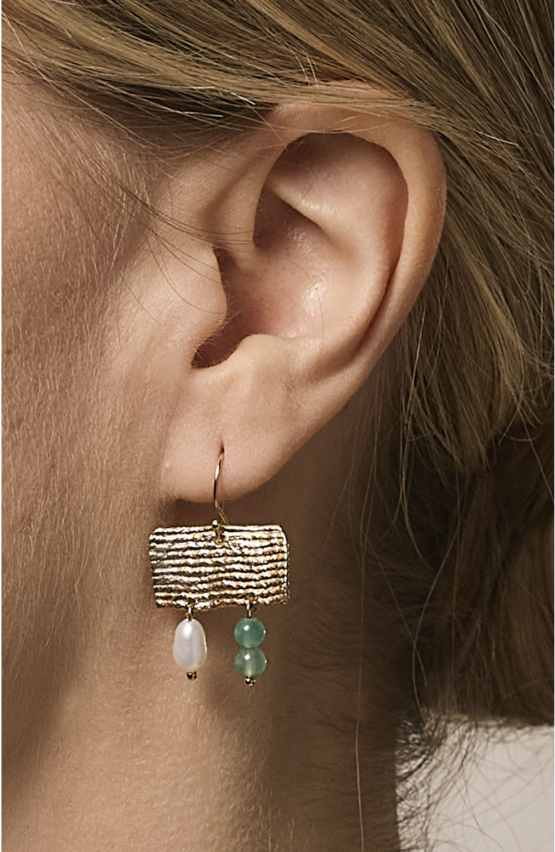 COG Vessel Earrings - Sterling Silver, Alternate, color, 