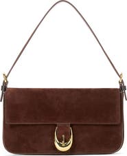 STAUD Harlow Suede Shoulder Bag