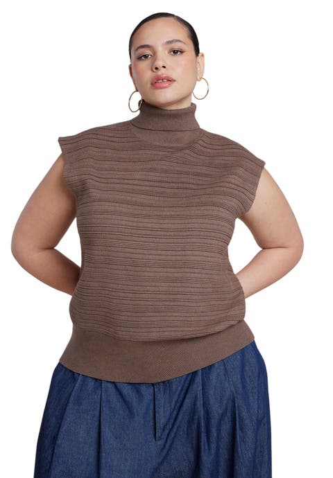 Mockneck Sweater Vest