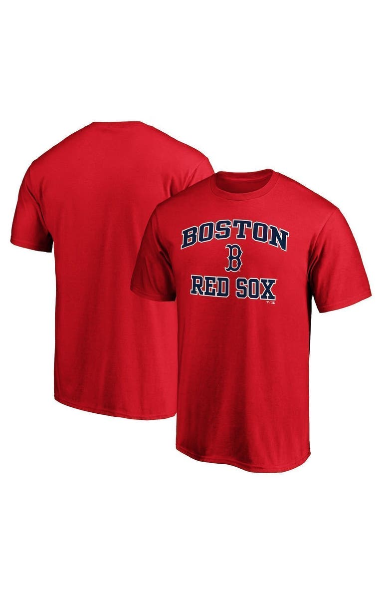FANATICS Men's Fanatics Branded Red Boston Red Sox Heart & Soul T-Shirt, Main, color, Red