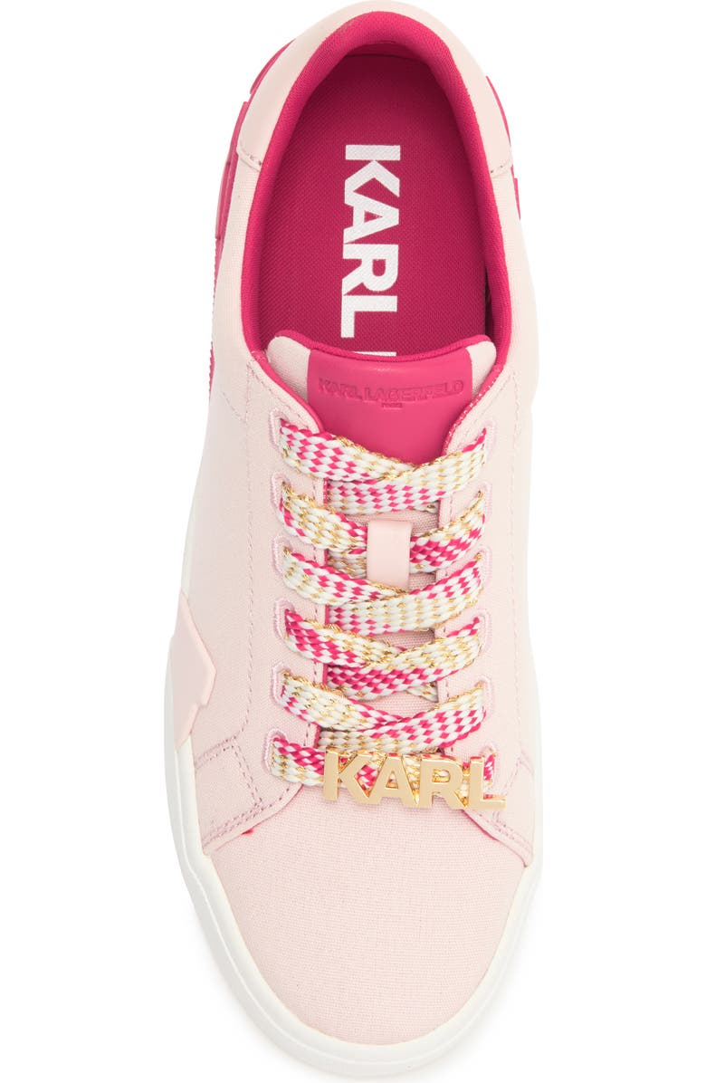 KARL LAGERFELD PARIS Melora Lace-Up Sneaker, Alternate, color, Light Blush