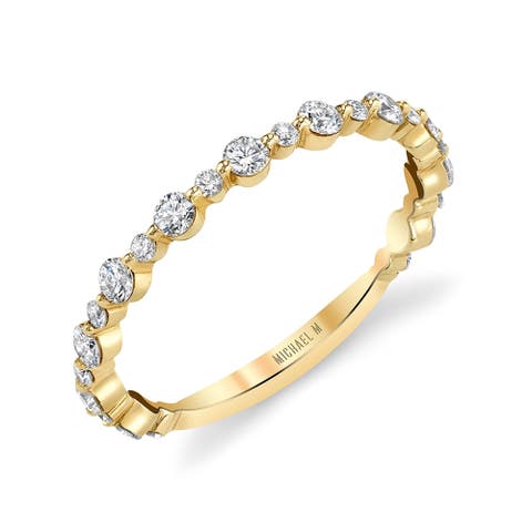 Classic Diamond Cluster Band Ring
