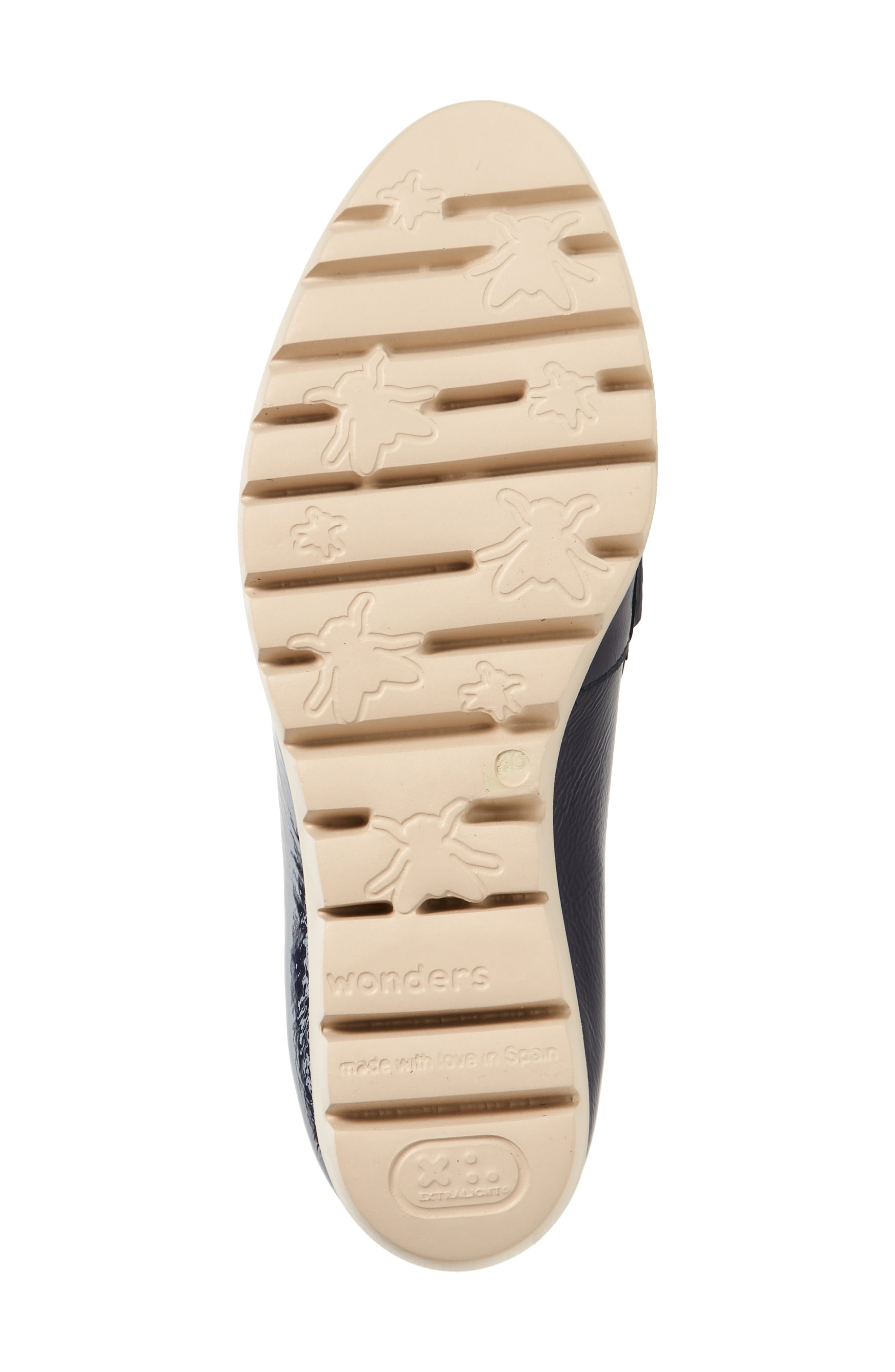 Wonders San Marino Platform Loafer, Alternate, color, Lack Baltic