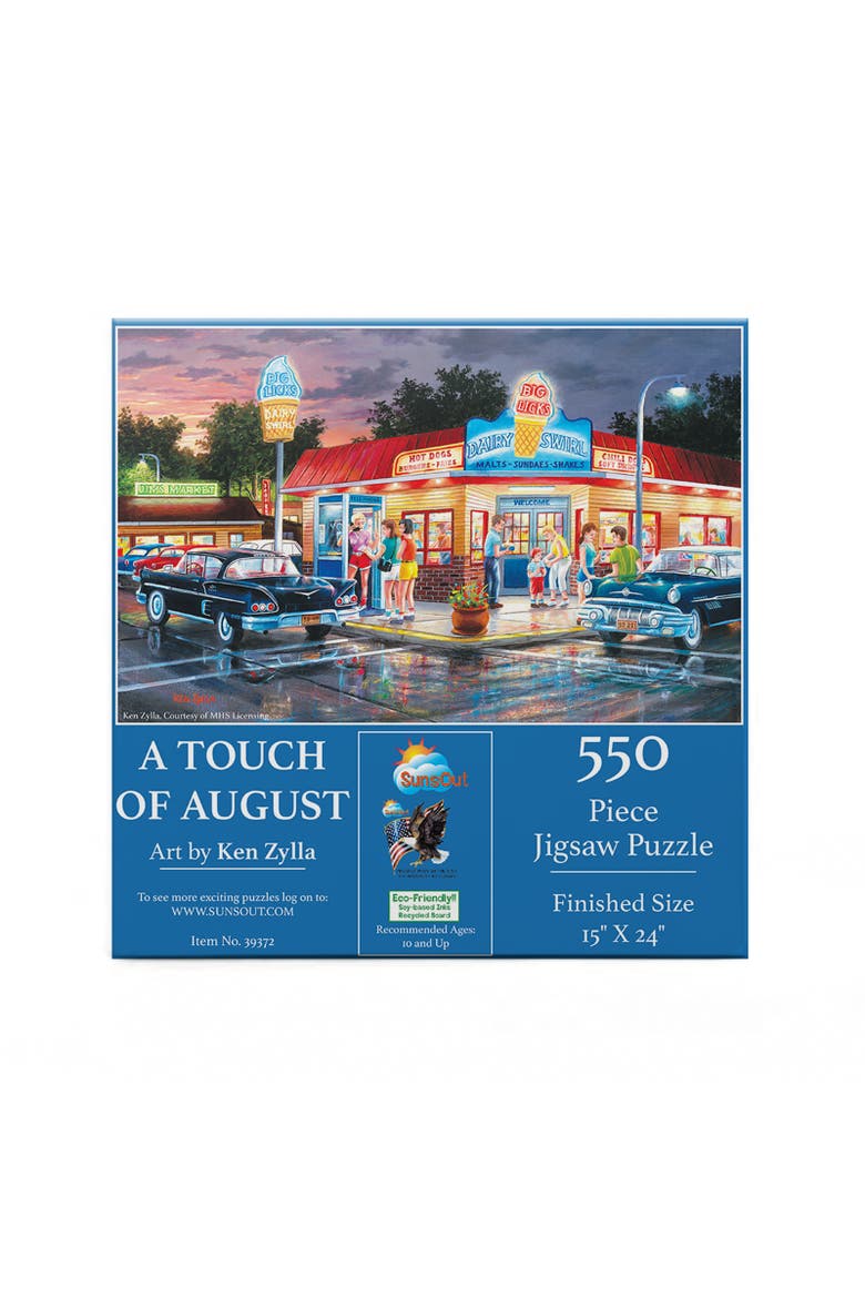 A Touch of August 550 piece Jigsaw Puzzle for Adults, Alternate, color, Multicolor