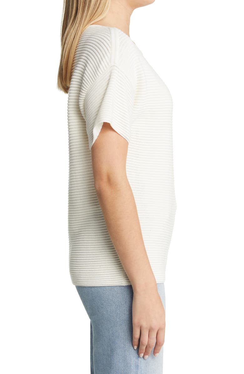 Tommy Bahama Bonita Rib Sequin Short Sleeve Sweater, Alternate, color, 