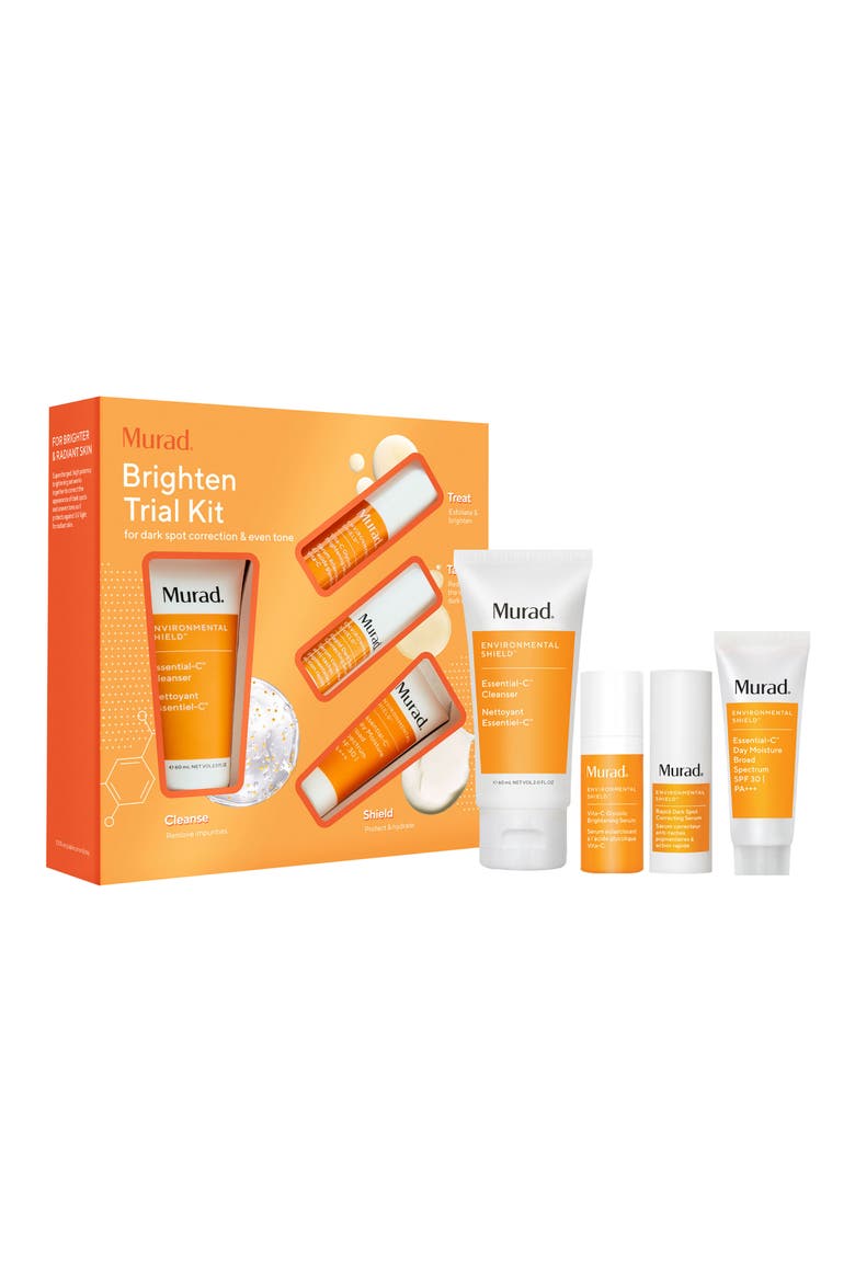 Travel Size Brighten Skin Care Set USD $92 Value, Main, color, NO COLOR