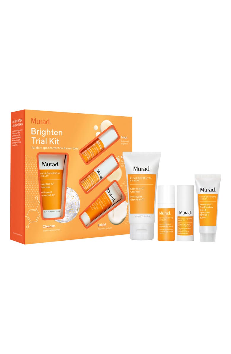 Murad<sup>®</sup> Murad Travel Size Brighten Skin Care Set USD $92 Value, Main, color, 