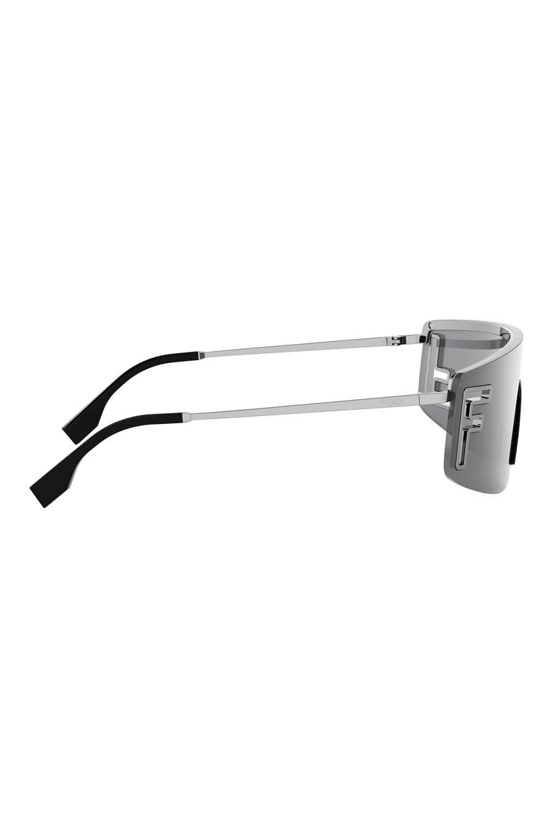 Sport Rectangular Sunglasses, Alternate, color, SHINY LIGHT RUTHENIUM / SMOKE