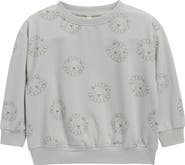 QUINCY MAE Lions Relaxed Fit Stretch Organic Cotton Sweatshirt