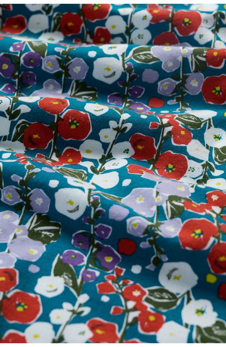 Seasalt Cornwall Rose Floral A-Line Skirt, Alternate, color, Wild Hollyhock Dark Drift