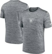 Nike Men's Nike Gray Las Vegas Raiders Sideline Velocity Performance T-Shirt