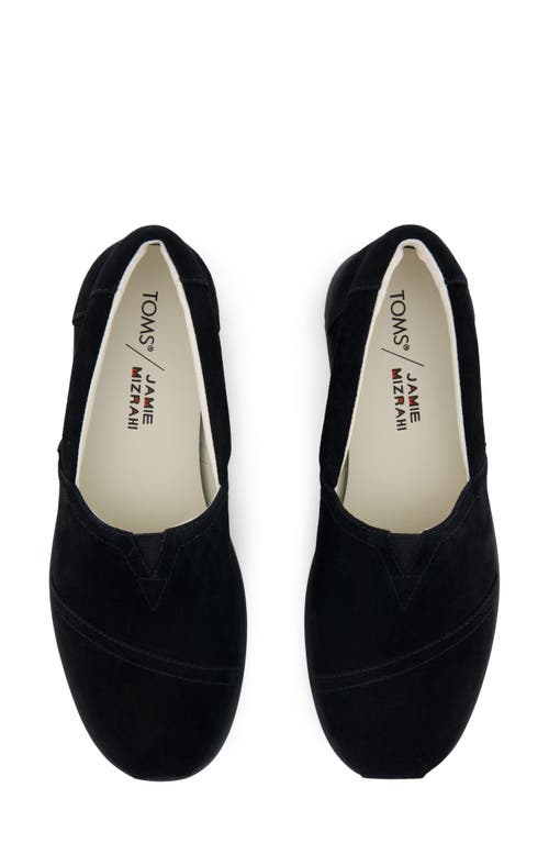 TOMS TOMS X JAMIE MIZRAHI ALP FWD WATER REPELLENT SUEDE SLIP-ON ESPADRILLE 