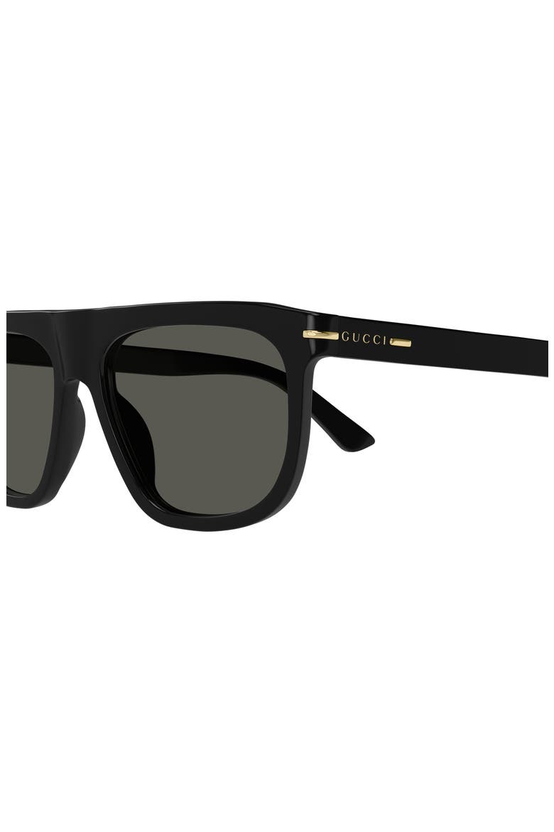 56mm Panthos Sunglasses, Alternate, color, BLACK