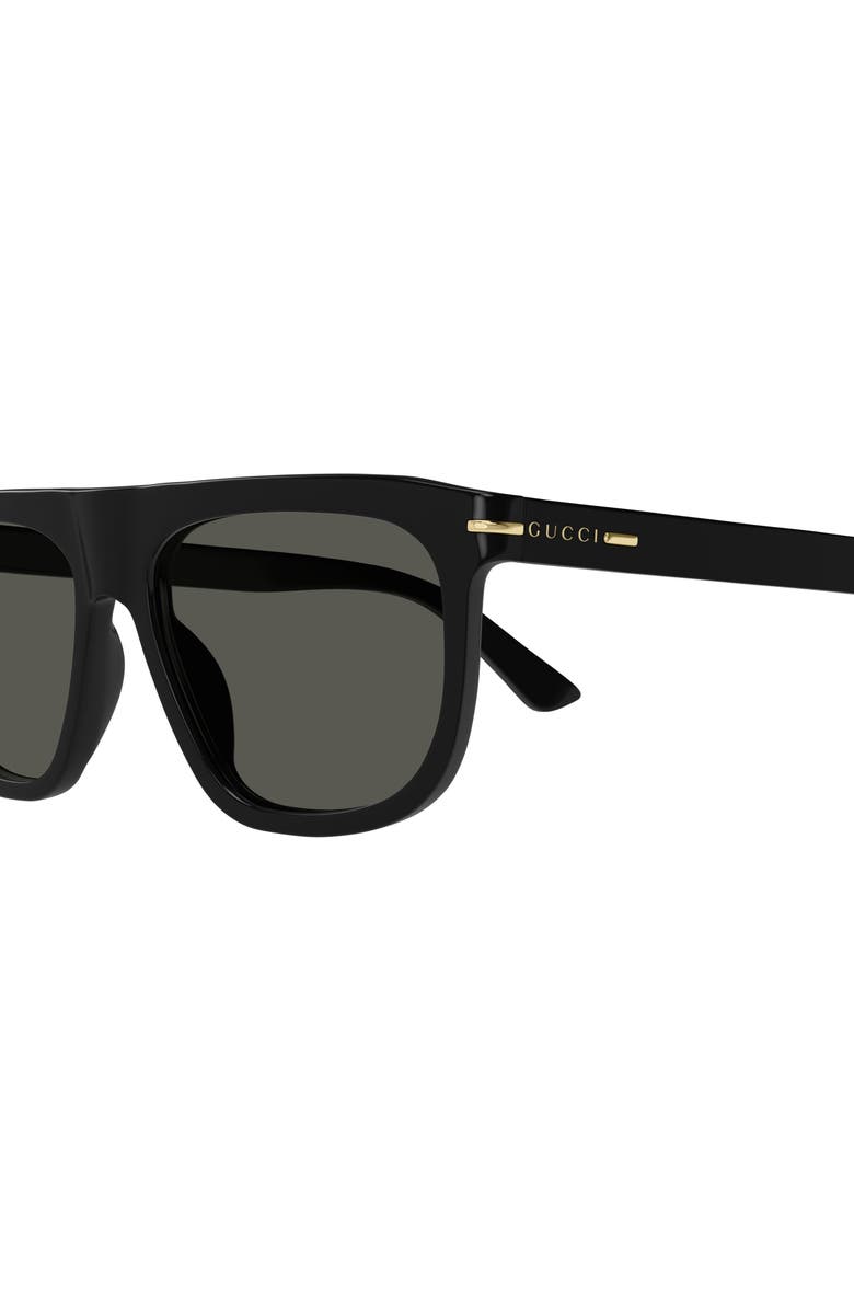 Gucci 56mm Panthos Sunglasses, Alternate, color, 