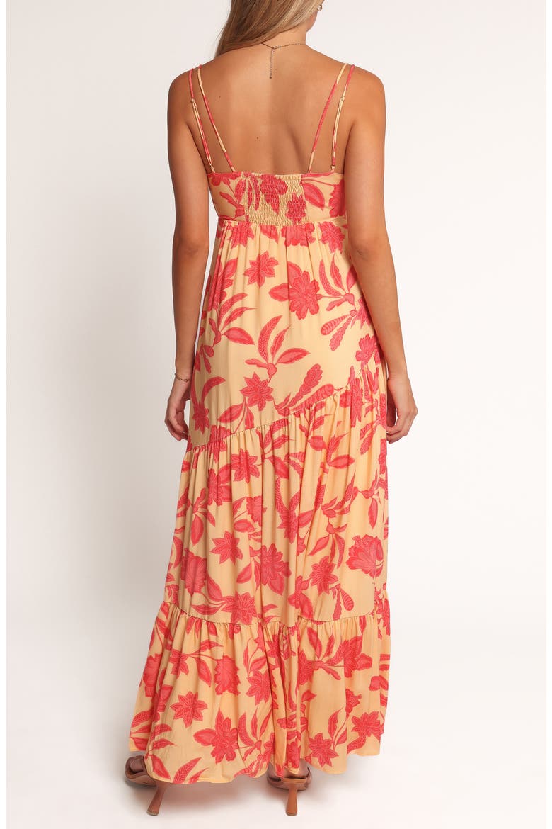 Forbes Print Maxi Dress, Alternate, color, RED FLORAL