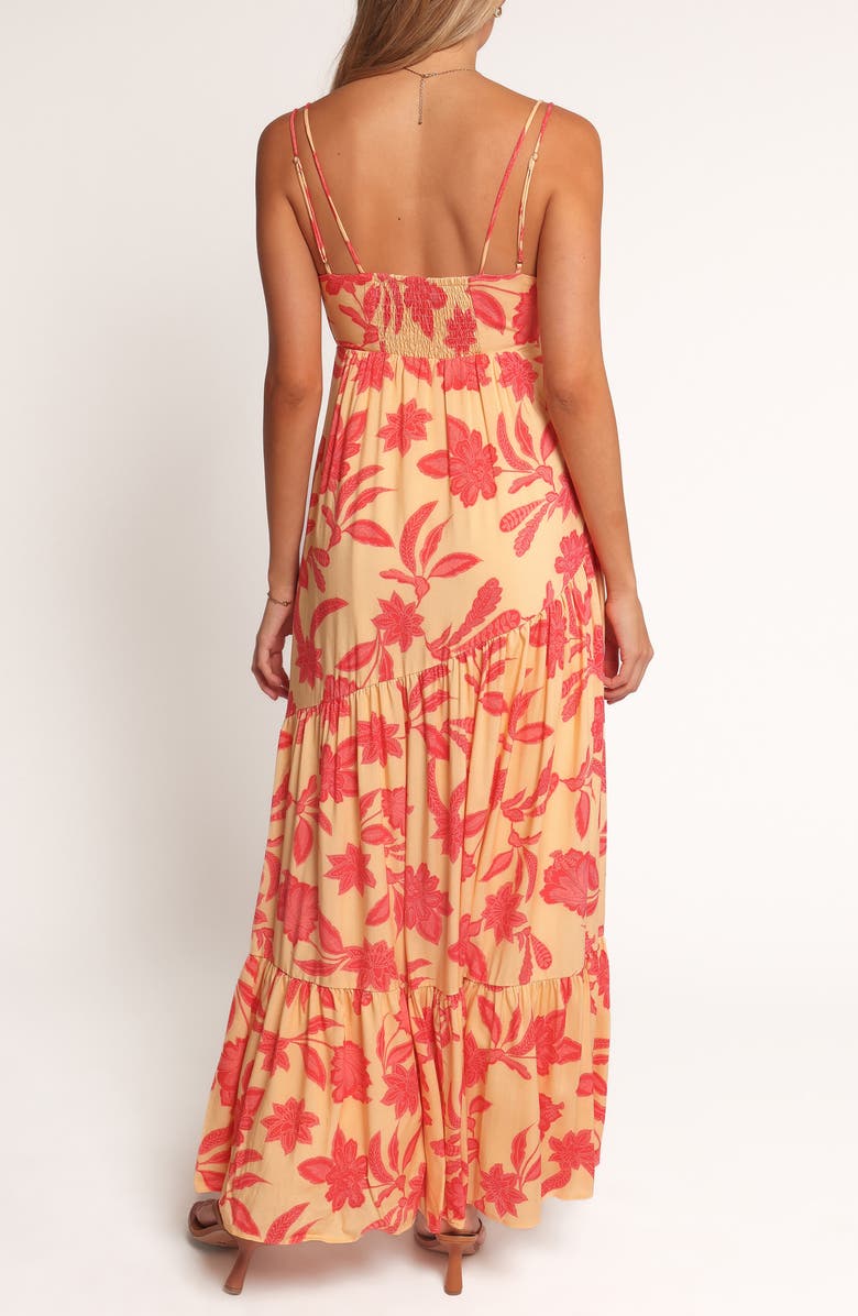 Petal & Pup Forbes Print Maxi Dress, Alternate, color, Red Floral
