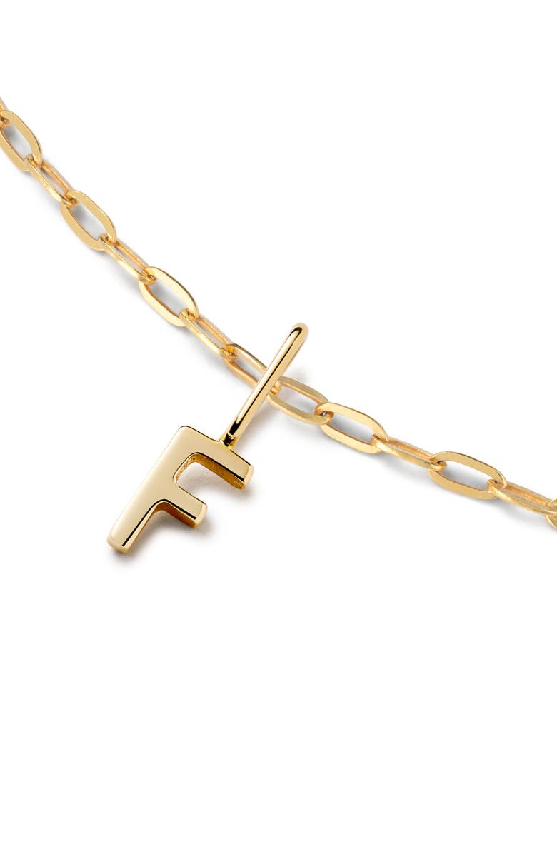 Ana Luisa Gold Charm Letter Bracelet, Alternate, color,